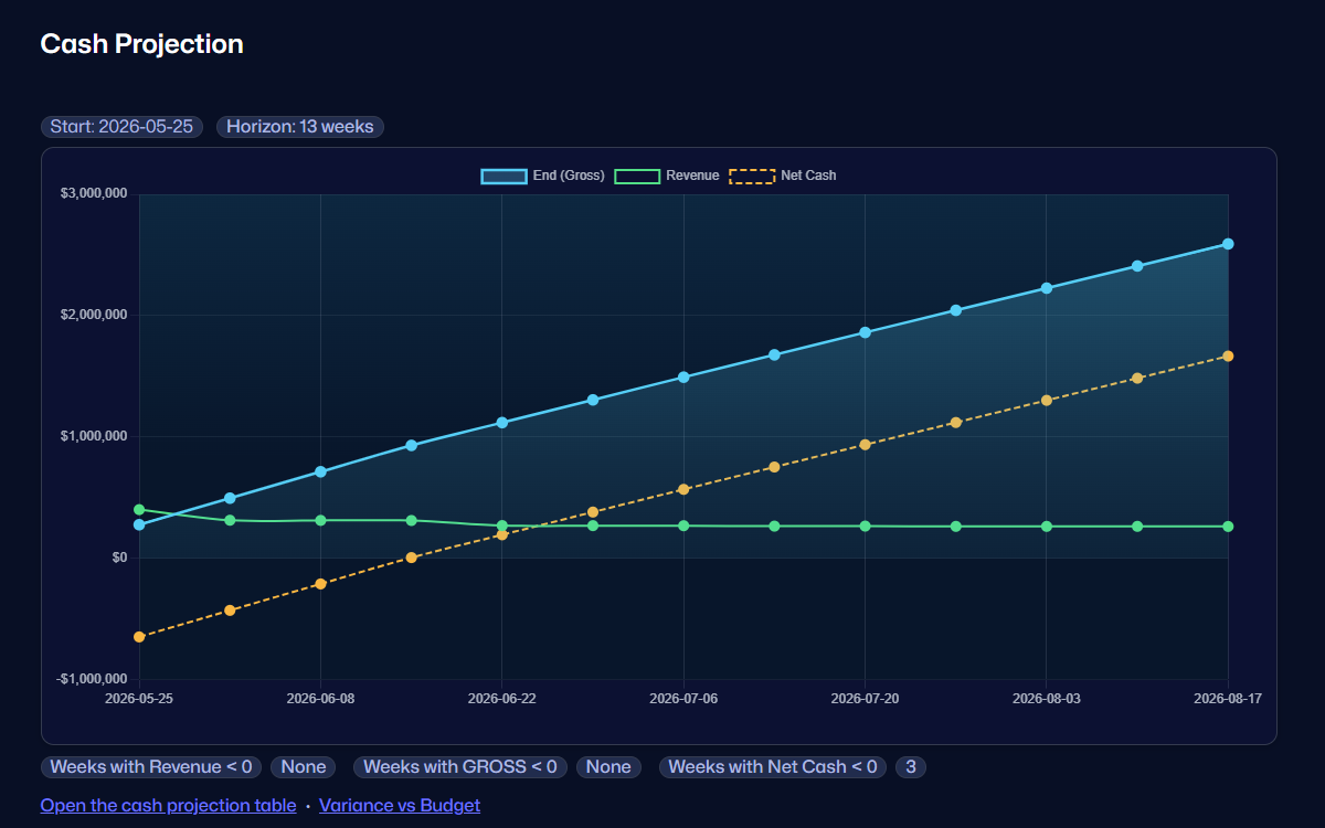 Cash Flow Projection