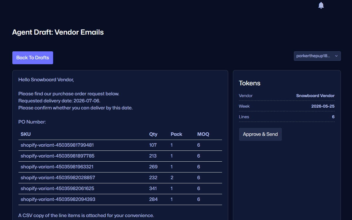 One-Click Purchase Orders